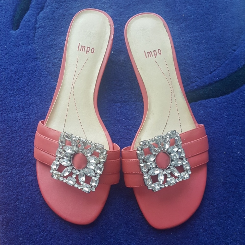Impo leather pink shoes size 8-1/2" M.